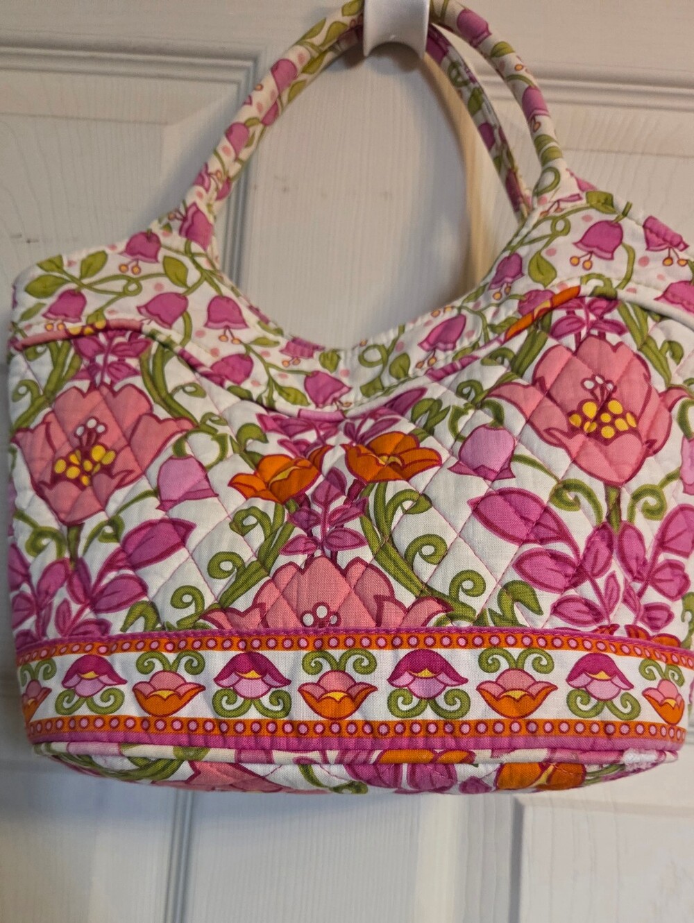 Vera Bradley Lilli Bell Daisy quilted small purse tote